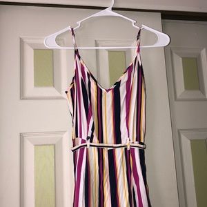 Forever 21 Striped Jumpsuit